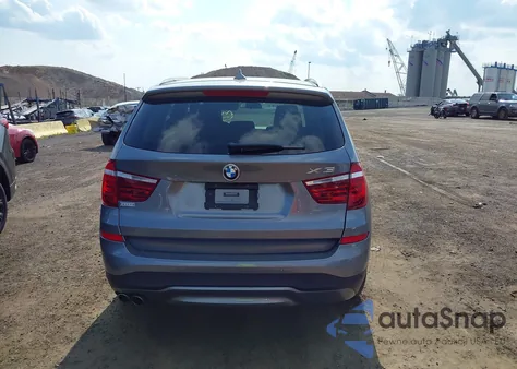 2017 BMW X3 xDrive28I из США, поврежденный, VIN 5UXWX9C36H0W74972